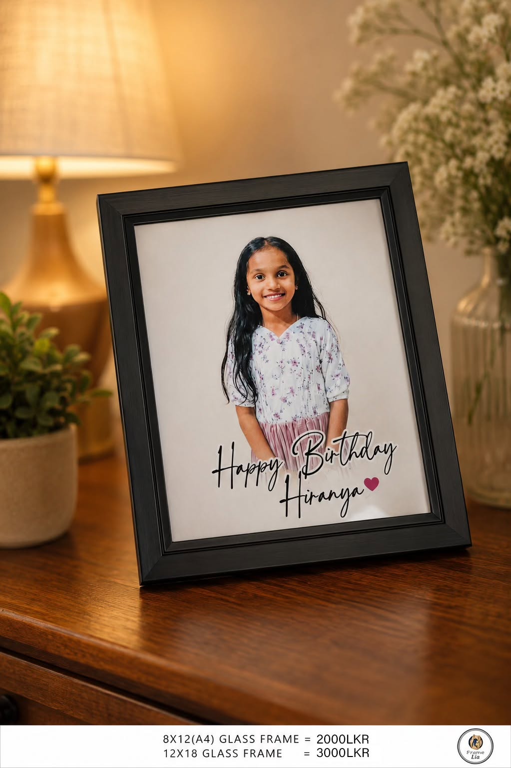 8x12 Glass Frame