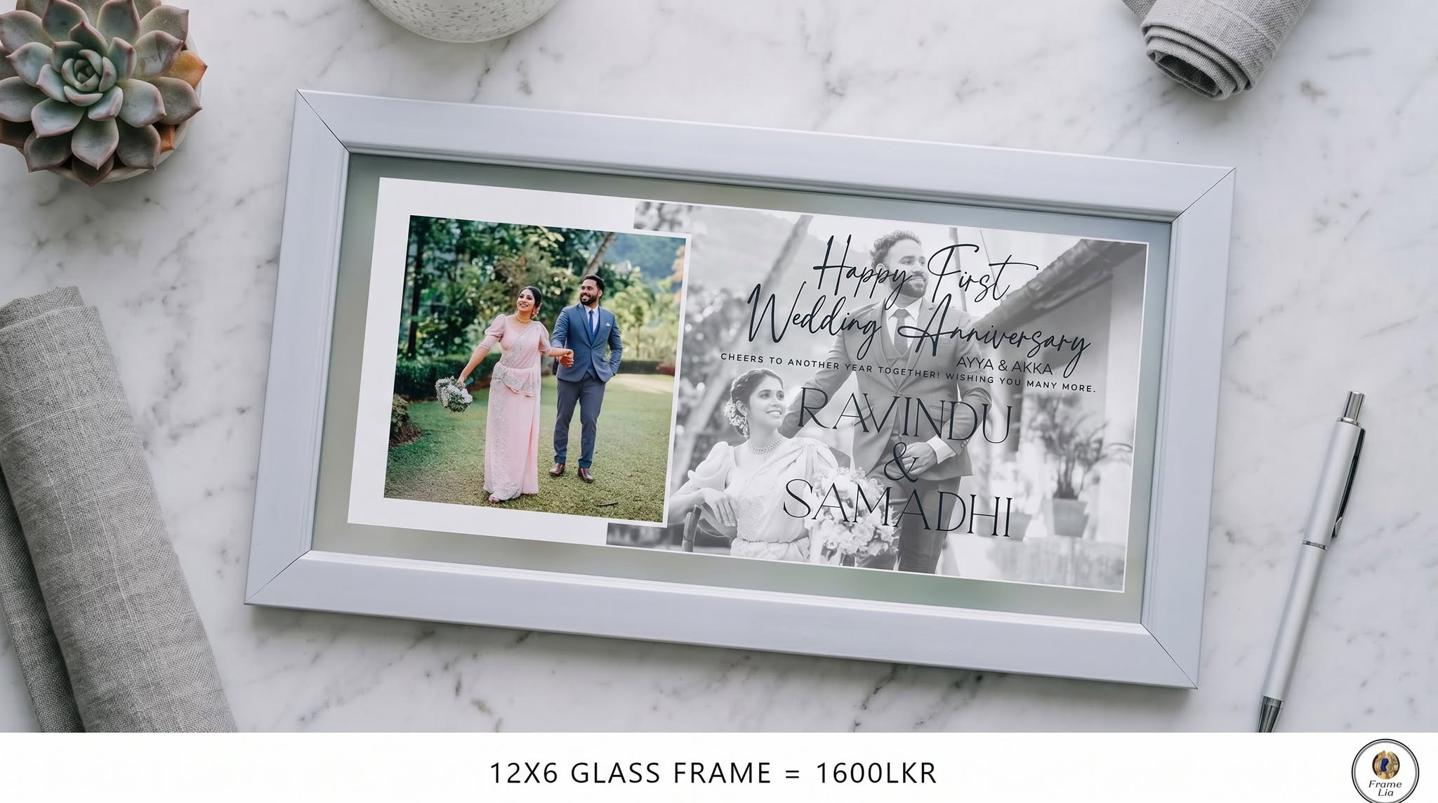 12x6 Glass Frame
