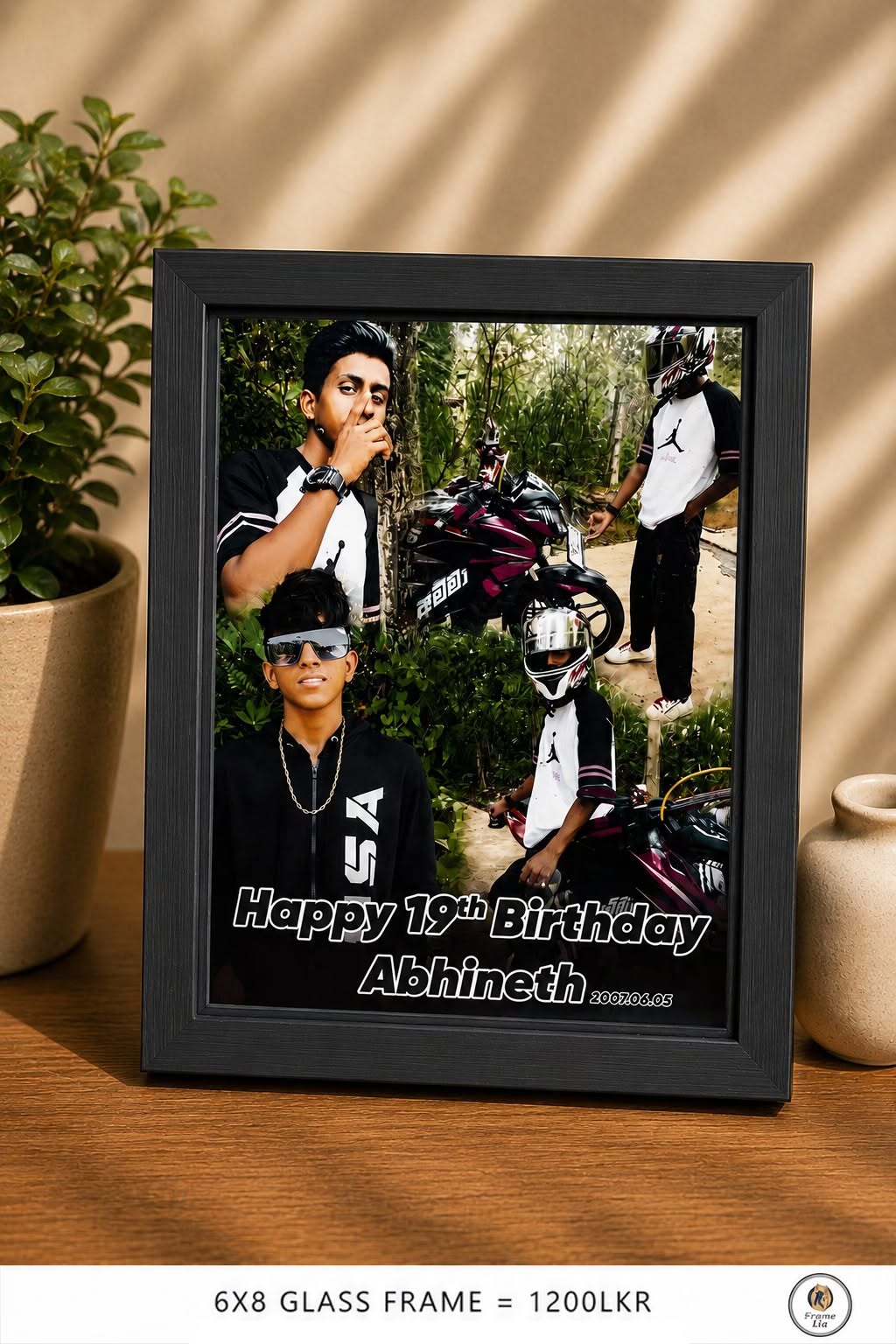 6x8 Glass Frame